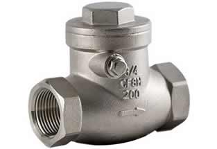 Swing Check Valve Threaded Ends