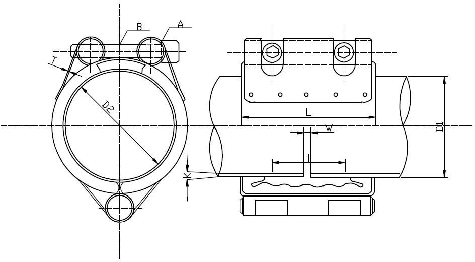 LCH Folding Type Pipe Repair Clamp