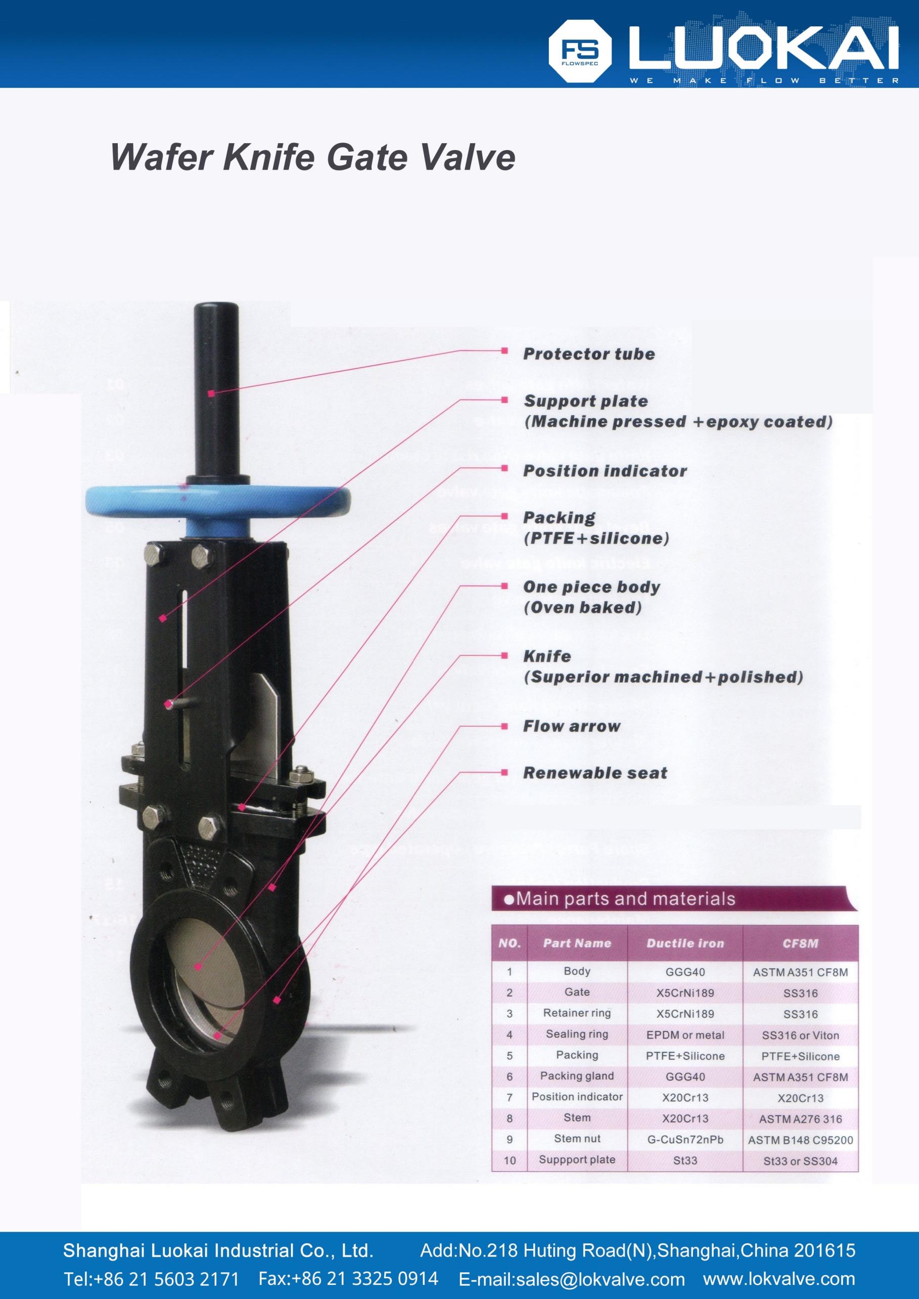 Z73X Knife Gate Valve