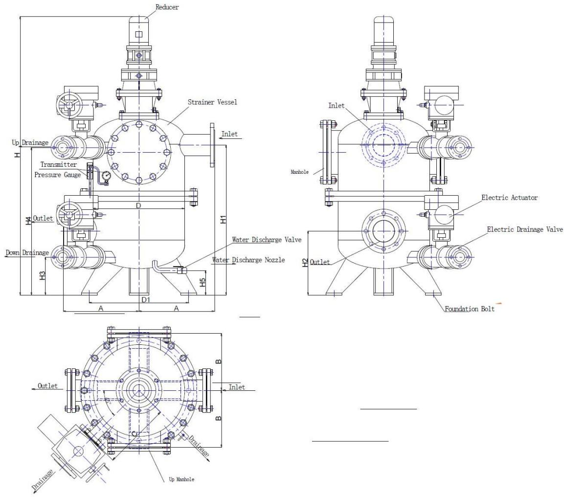 Automatic Backwash Water Strainer — Structure