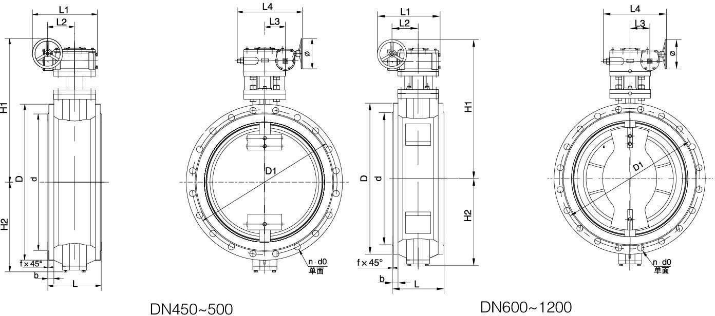 Double Eccentric Butterfly Valve — Structure