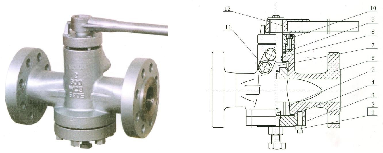 Inverted Pressure Balance Lubricated Plug Valve